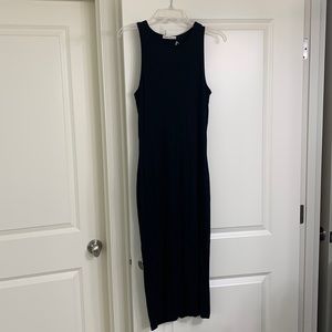 Marine Layer, NEW WITH TAGS, womens 7/8 length, black, tank top dress. Size XL